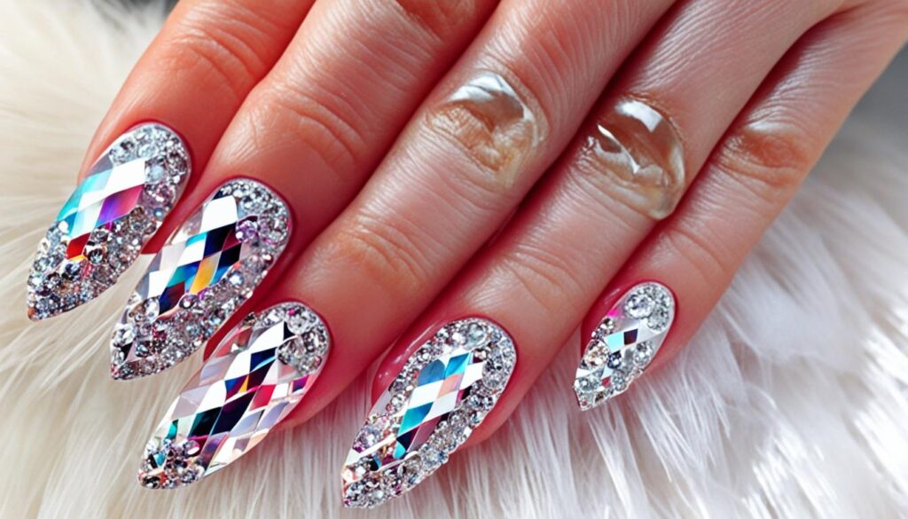 Sparkle with Style: Diamond Nails for Glamorous Looks