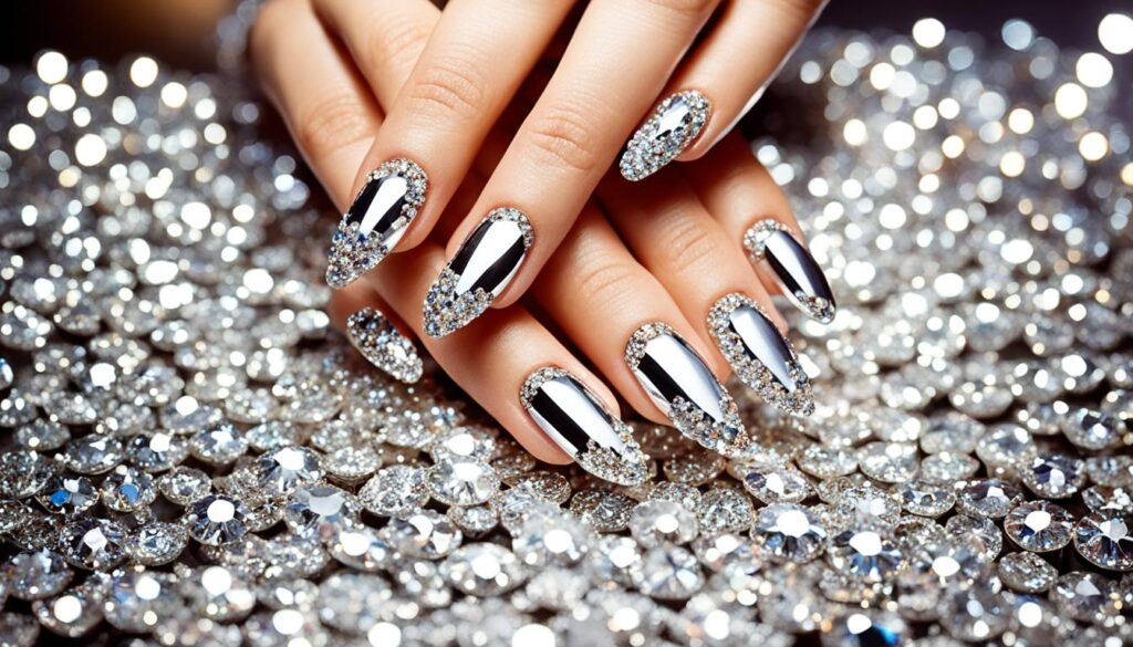 Sparkle with Style: Diamond Nails for Glamorous Looks